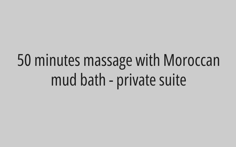 Mix VIP massage 4 in 1 for 60 minutes