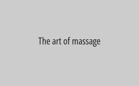 The art of massage