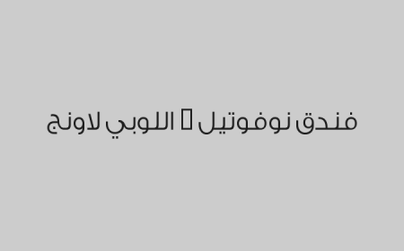 فندق نوفوتيل - اللوبي لاونج 