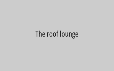 The roof lounge